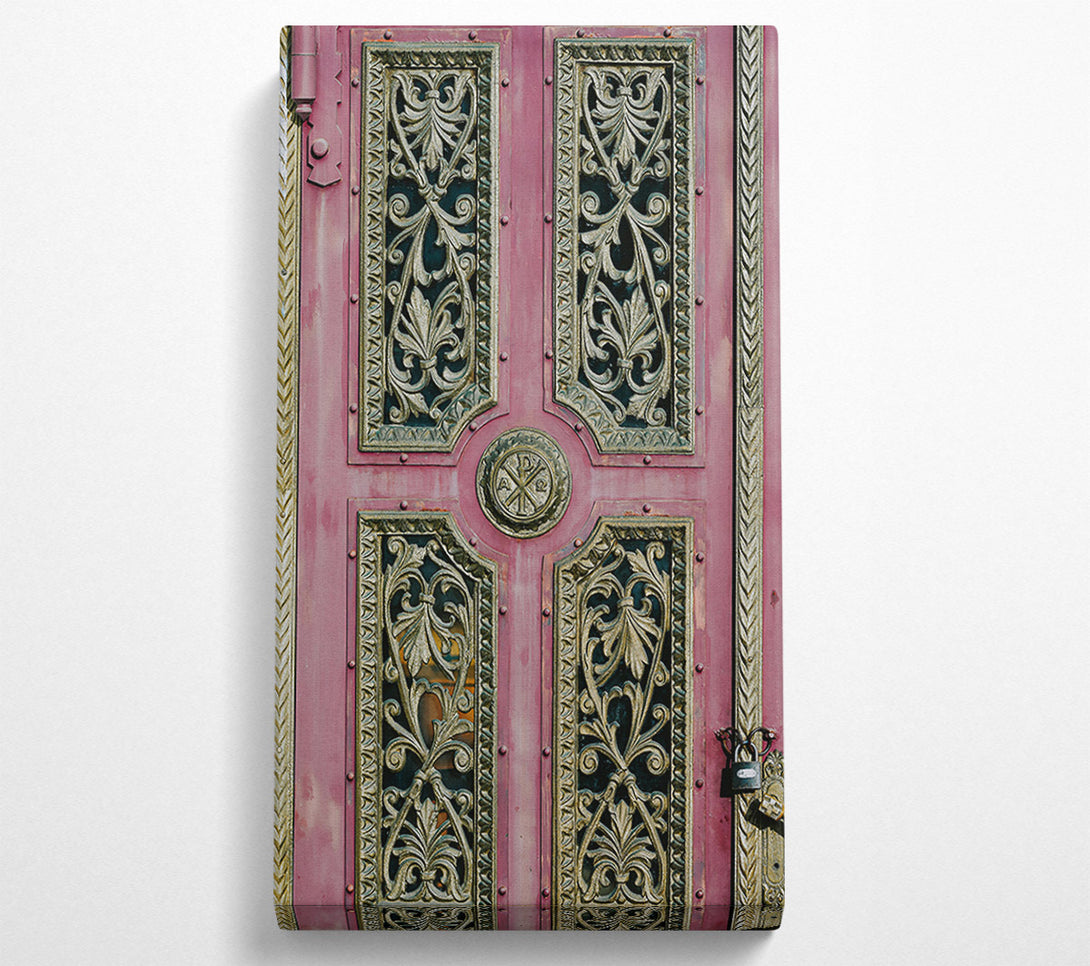  A Canvas Print of The Rose Gold Doorway Canvas Wall Art