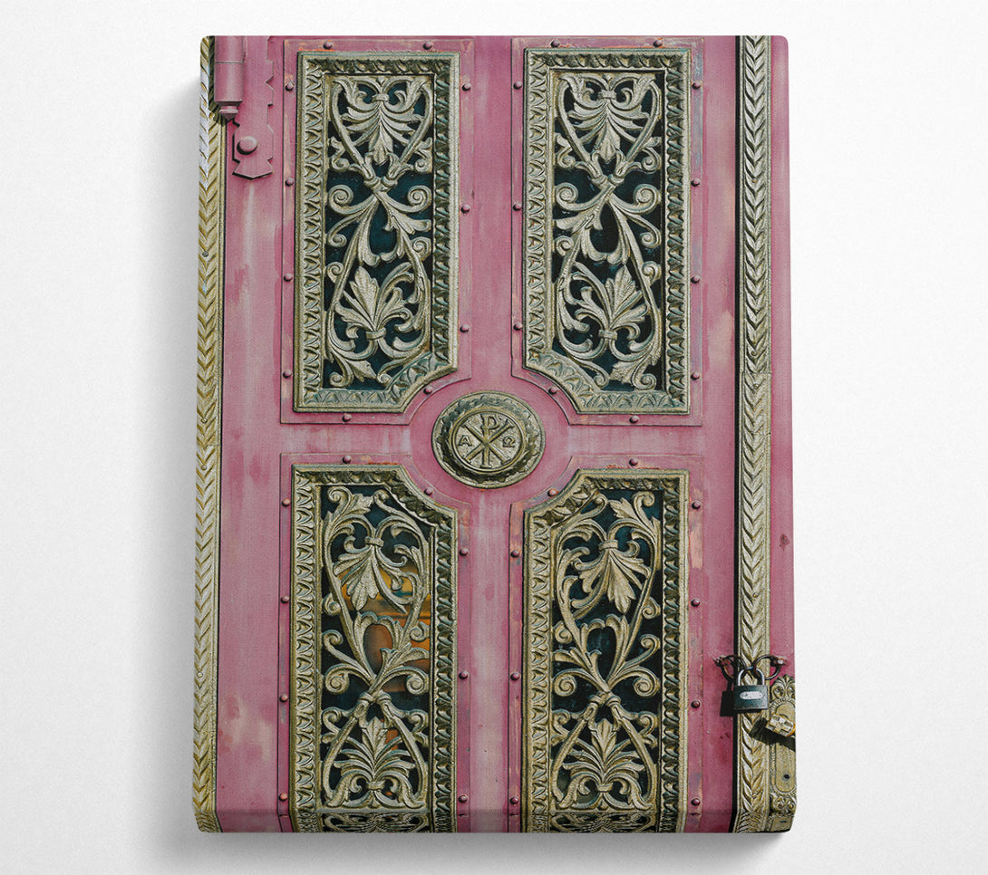  A Canvas Print of The Rose Gold Doorway Canvas Wall Art