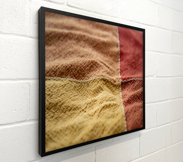 Golden Stitched Patchwork