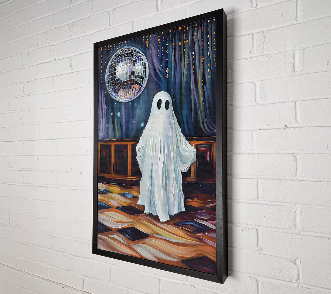  A Canvas Print of Golden Ghost Disco Canvas Print