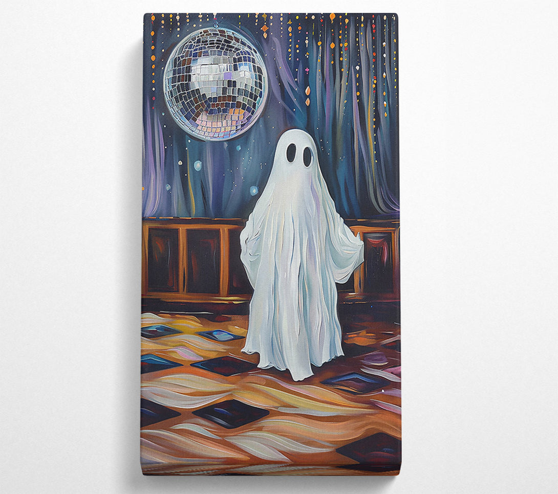  A Canvas Print of Golden Ghost Disco Canvas Print