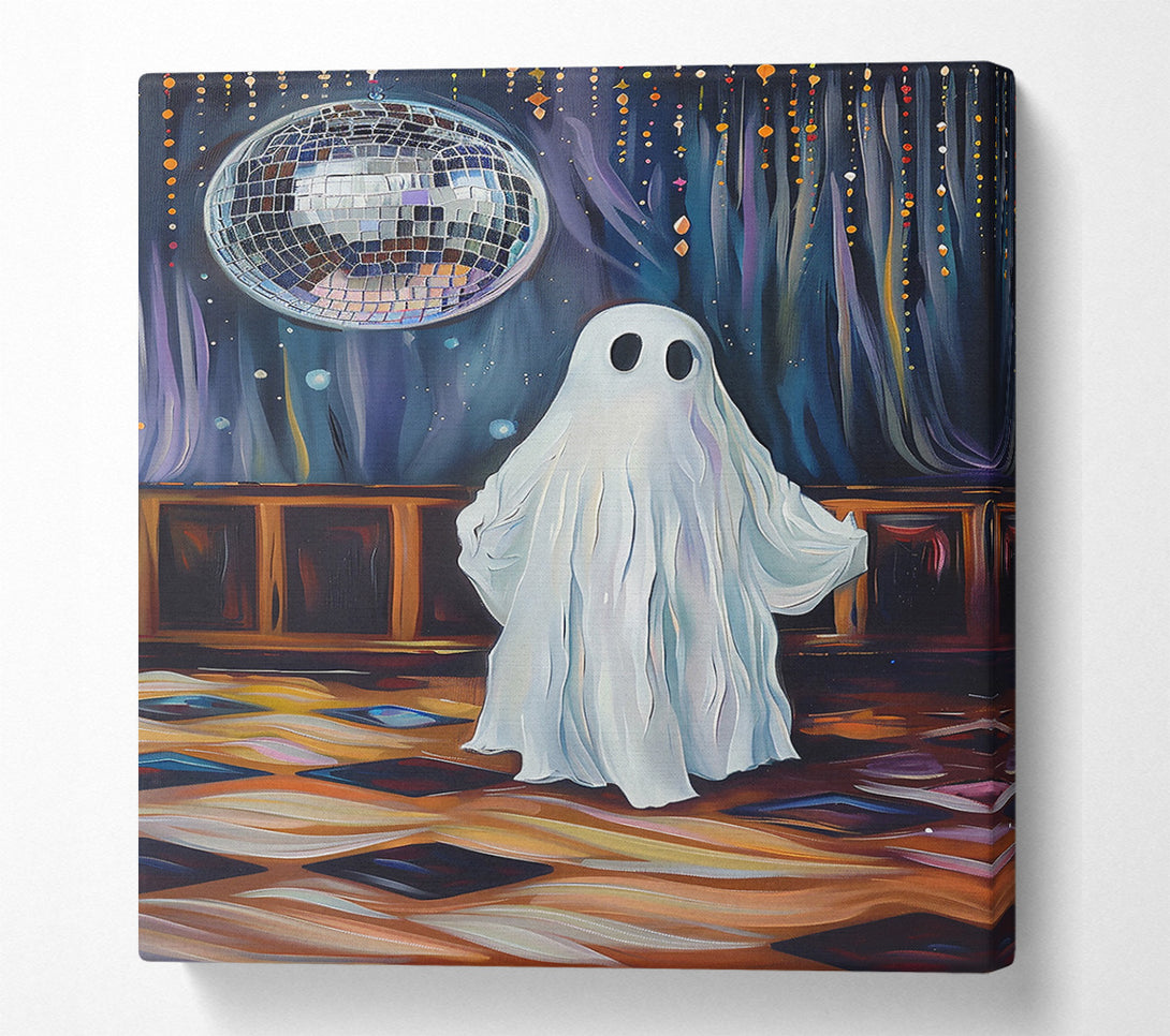  A Canvas Print of Golden Ghost Disco Canvas Print