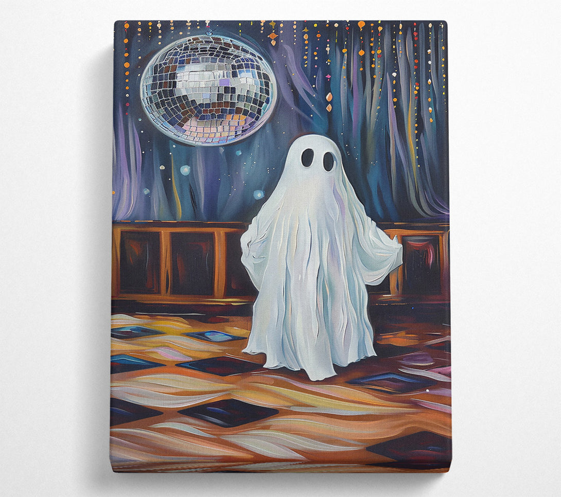  A Canvas Print of Golden Ghost Disco Canvas Print