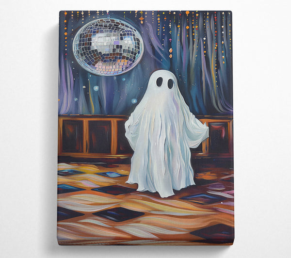 A Canvas Print of Golden Ghost Disco Canvas Print