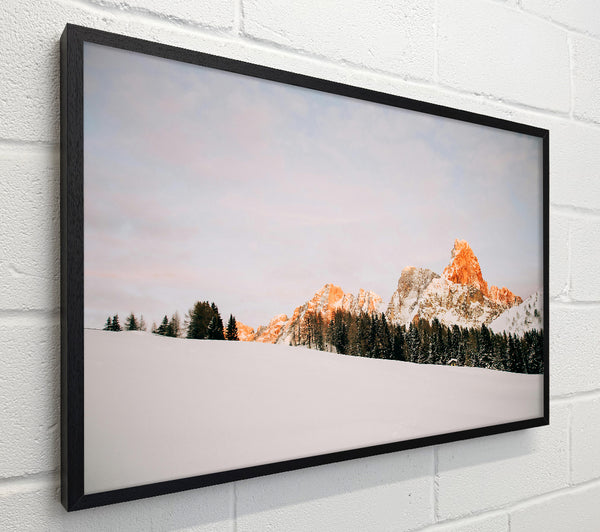 Orange Sunset Peaks