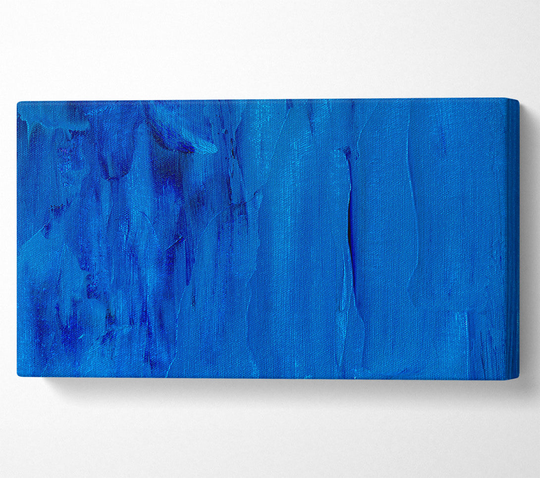  A Canvas Print of Cobalt Canvas Strokes Canvas Print