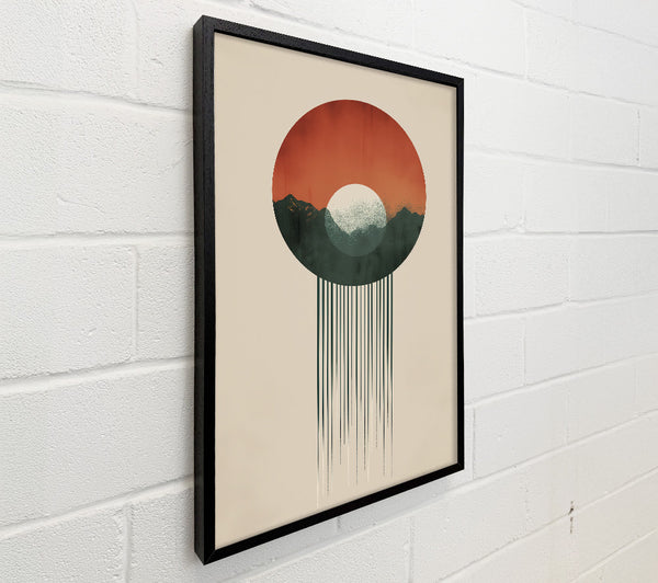 Crimson Mountain Sunset