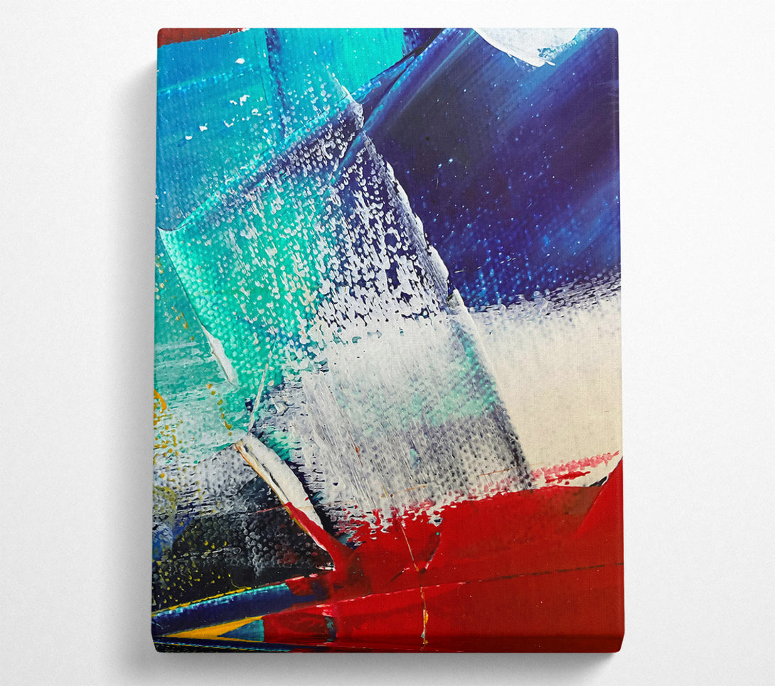  A Canvas Print of Crimson Abstract Dreamscape Canvas Print