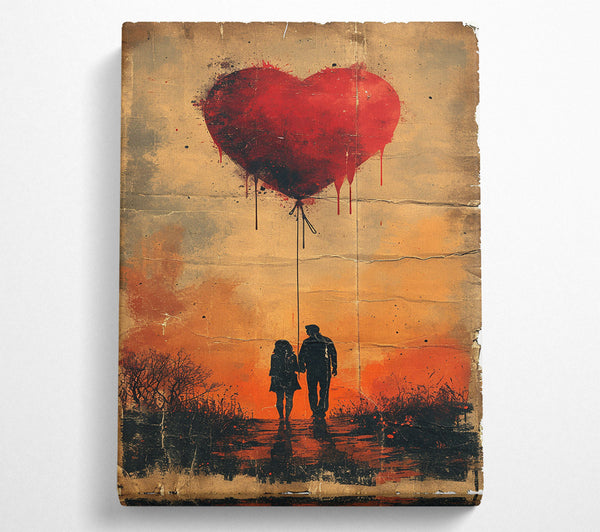  A Canvas Print of Couple Love Canvas Art