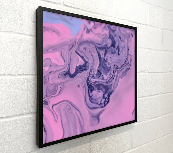 Pink Swirls Of Ink