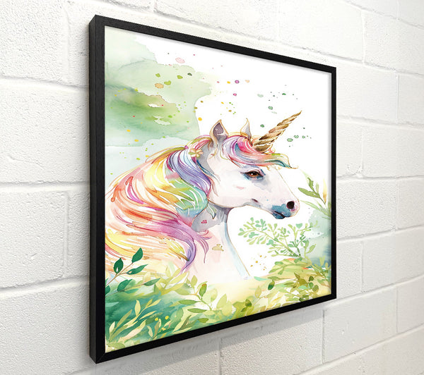 Green Rainbow Unicorn Dream