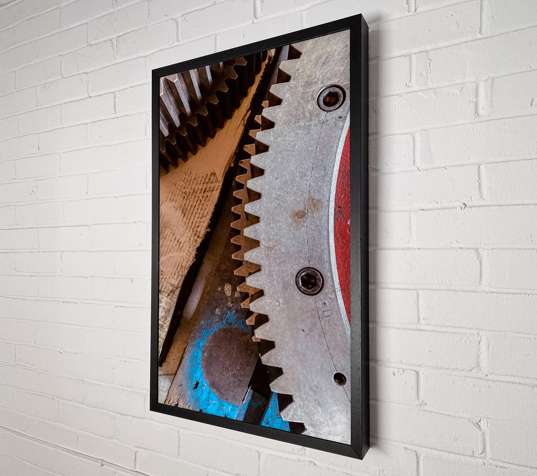  A Canvas Print of Silver Gear Symphony Canvas Art