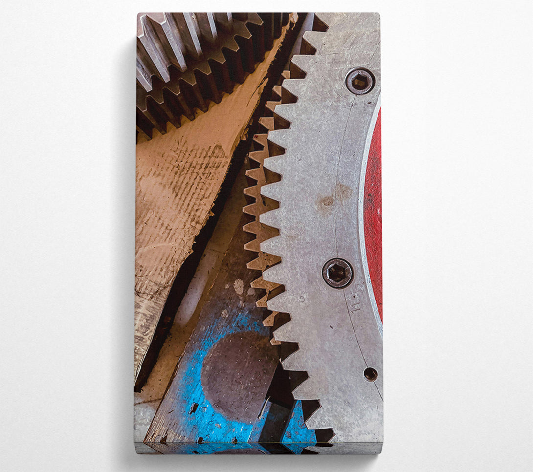  A Canvas Print of Silver Gear Symphony Canvas Art