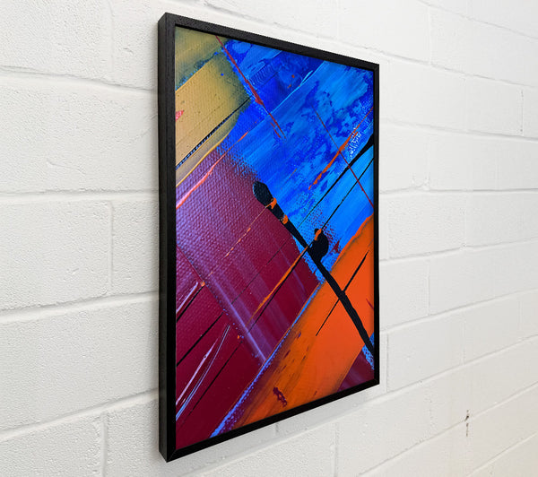Azure And Orange Lines