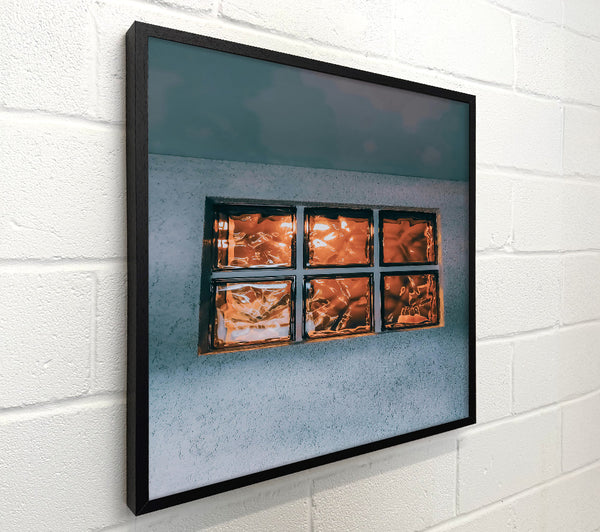 Amber Glass Windowpane