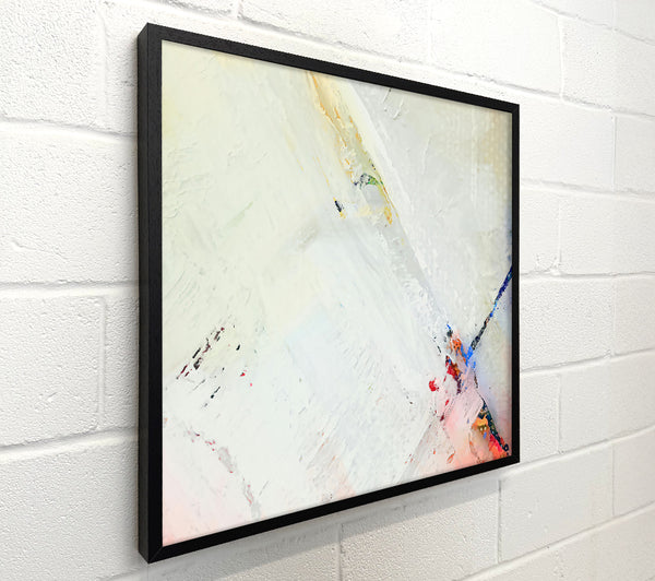 White Brushstrokes And Hues
