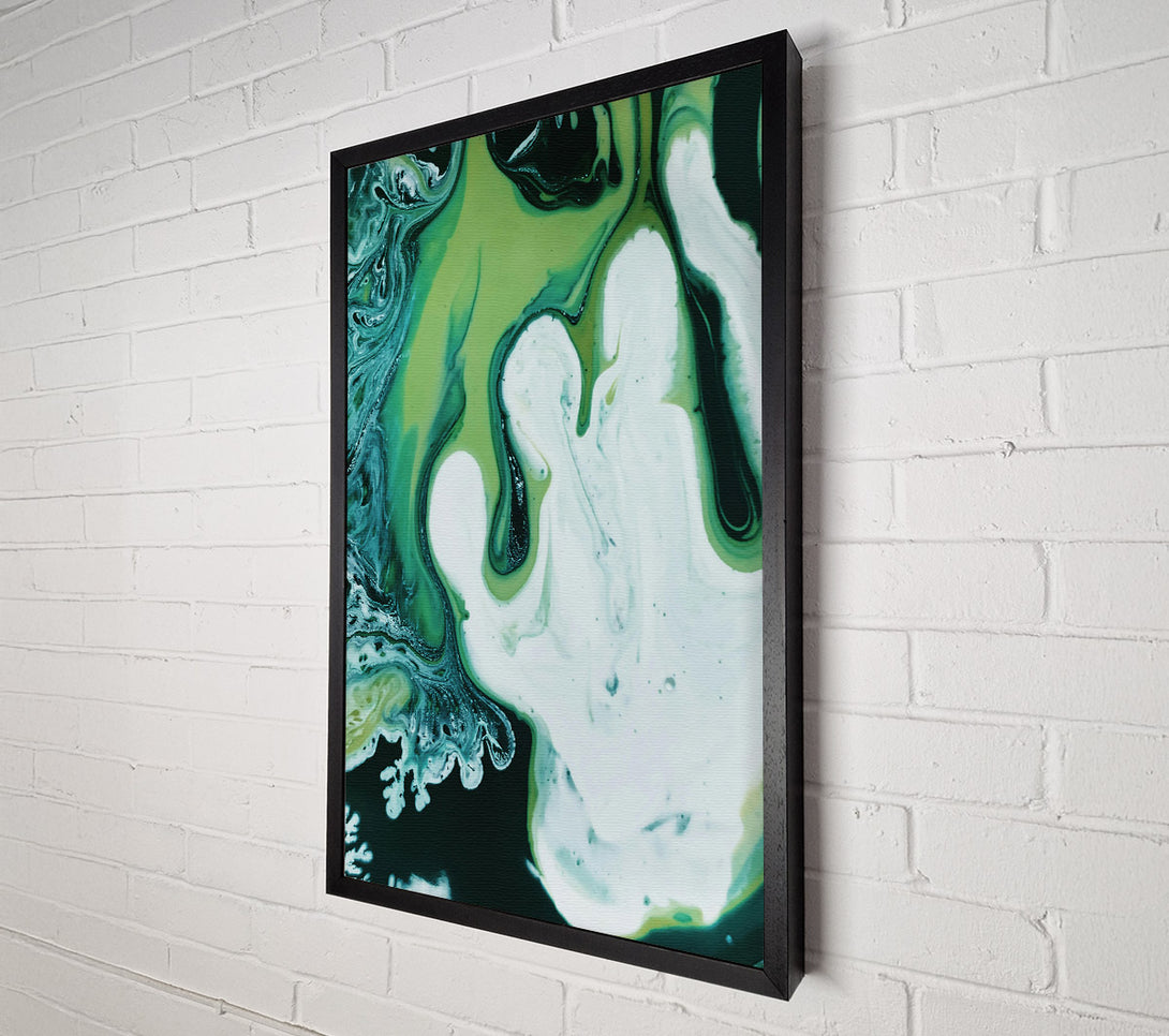  A Canvas Print of Emerald Swirls Of Dreams Canvas Art