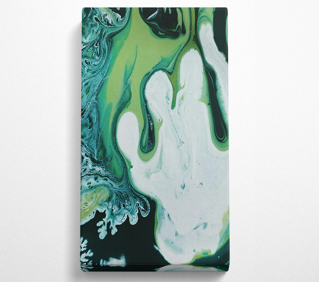 A Canvas Print of Emerald Swirls Of Dreams Canvas Art