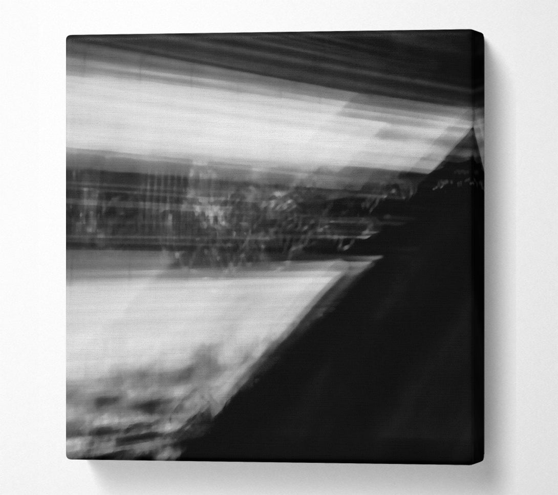  A Canvas Print of White Light Blur Canvas Art