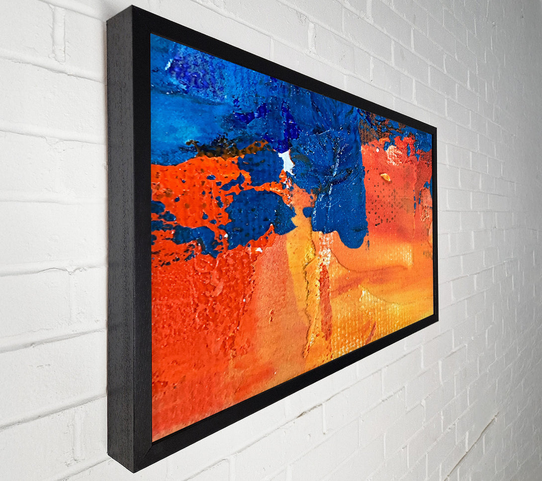  A Canvas Print of Orange Abstract Dreamscape Canvas Art