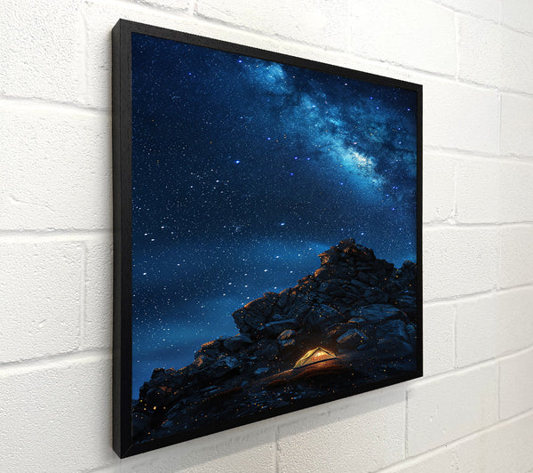 Blue Night Sky Campsite