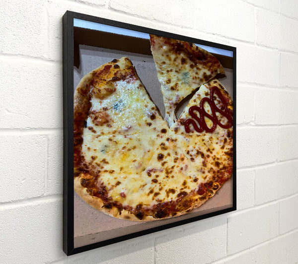 Golden Cheese Pizza Slice