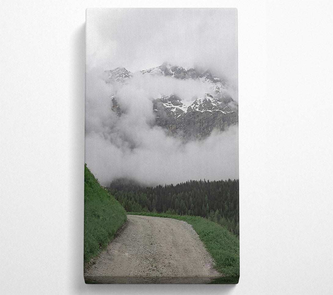 A Canvas Print of Grey Mountain Path Canvas Wall Art