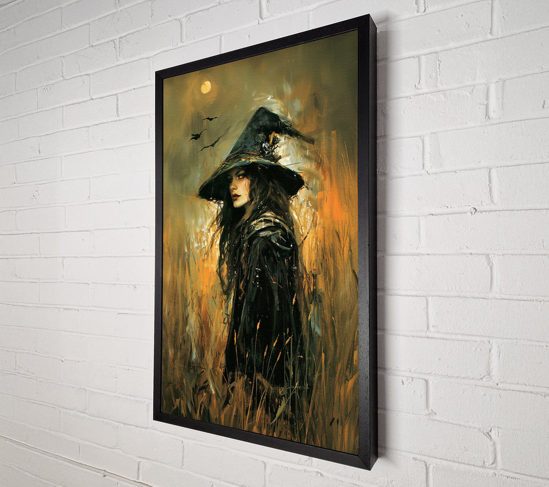  A Canvas Print of Golden Hour Witch Canvas Art