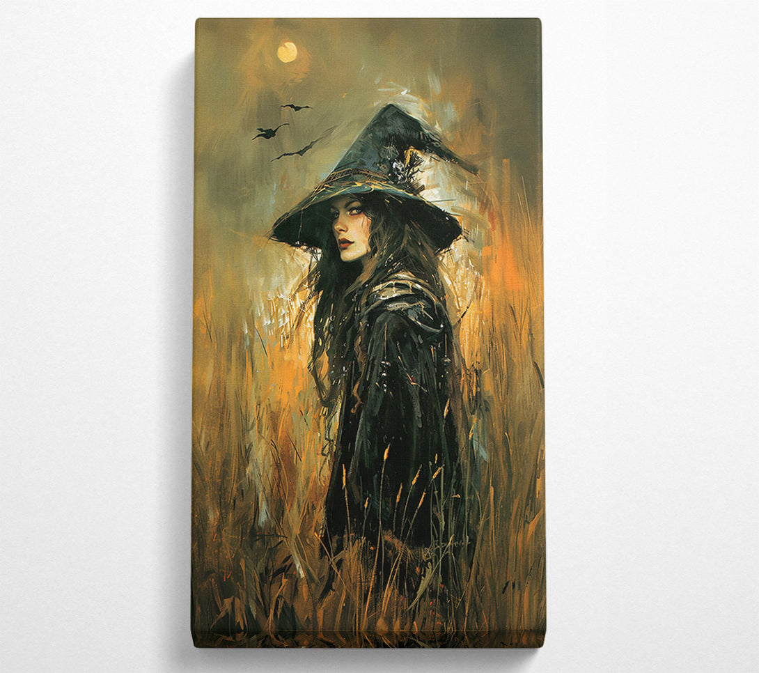  A Canvas Print of Golden Hour Witch Canvas Art