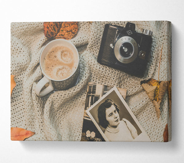  A Canvas Print of Creamy Autumn Memories Canvas Wall Art