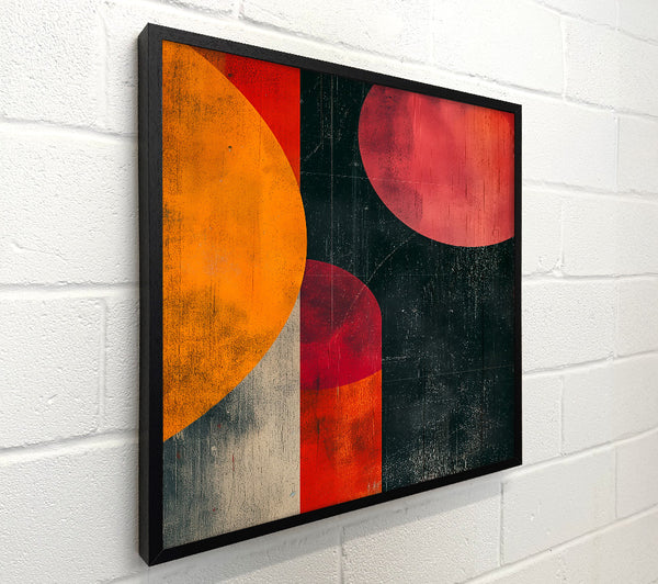 Crimson And Orange Circles