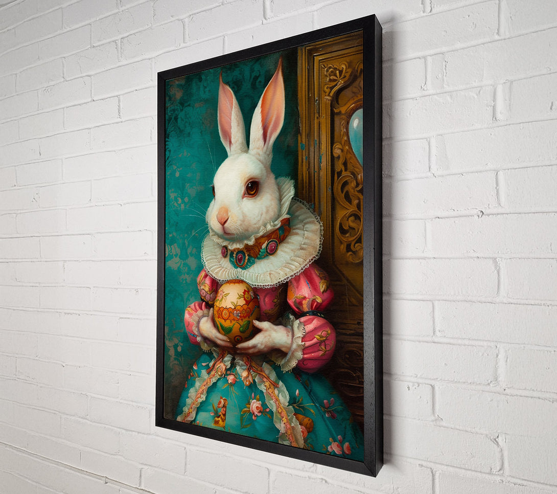  A Canvas Print of Teal Fawn'S Egg Canvas Art