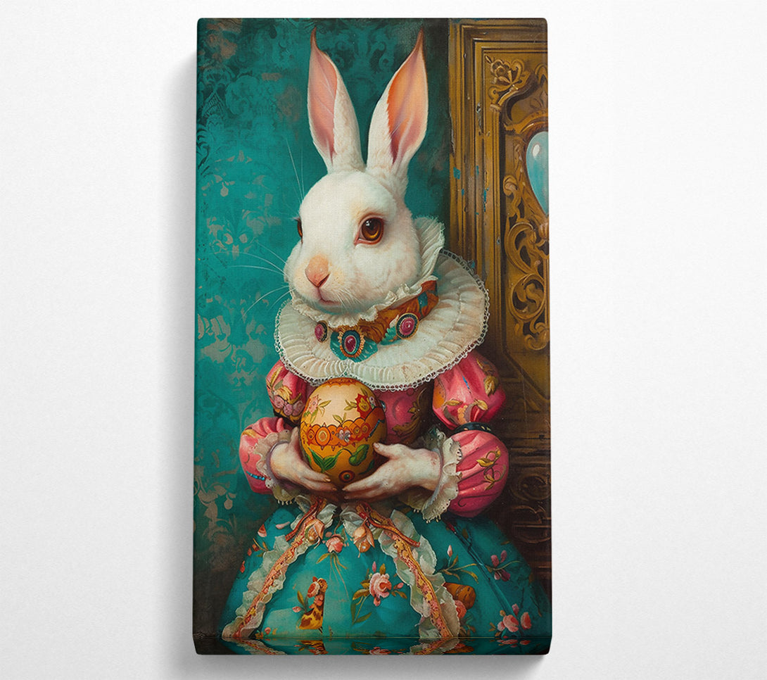 A Canvas Print of Teal Fawn'S Egg Canvas Art