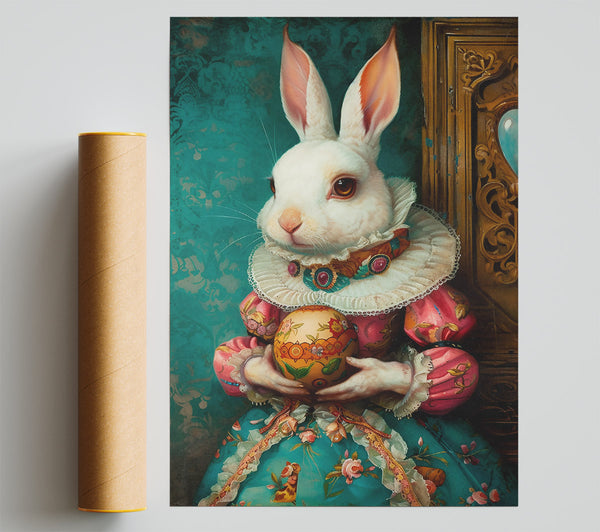 Teal Fawn'S Egg Poster