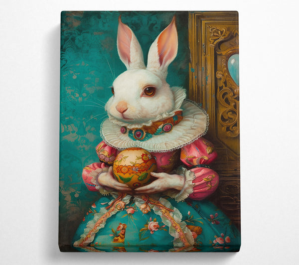  A Canvas Print of Teal Fawn'S Egg Canvas Art