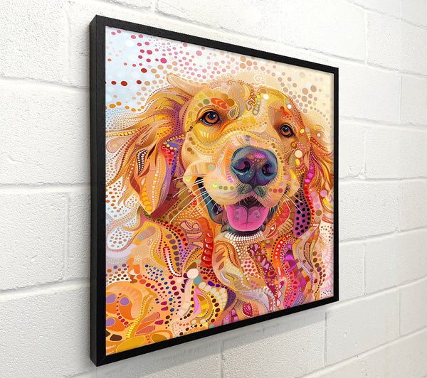 Golden Mosaic Smile