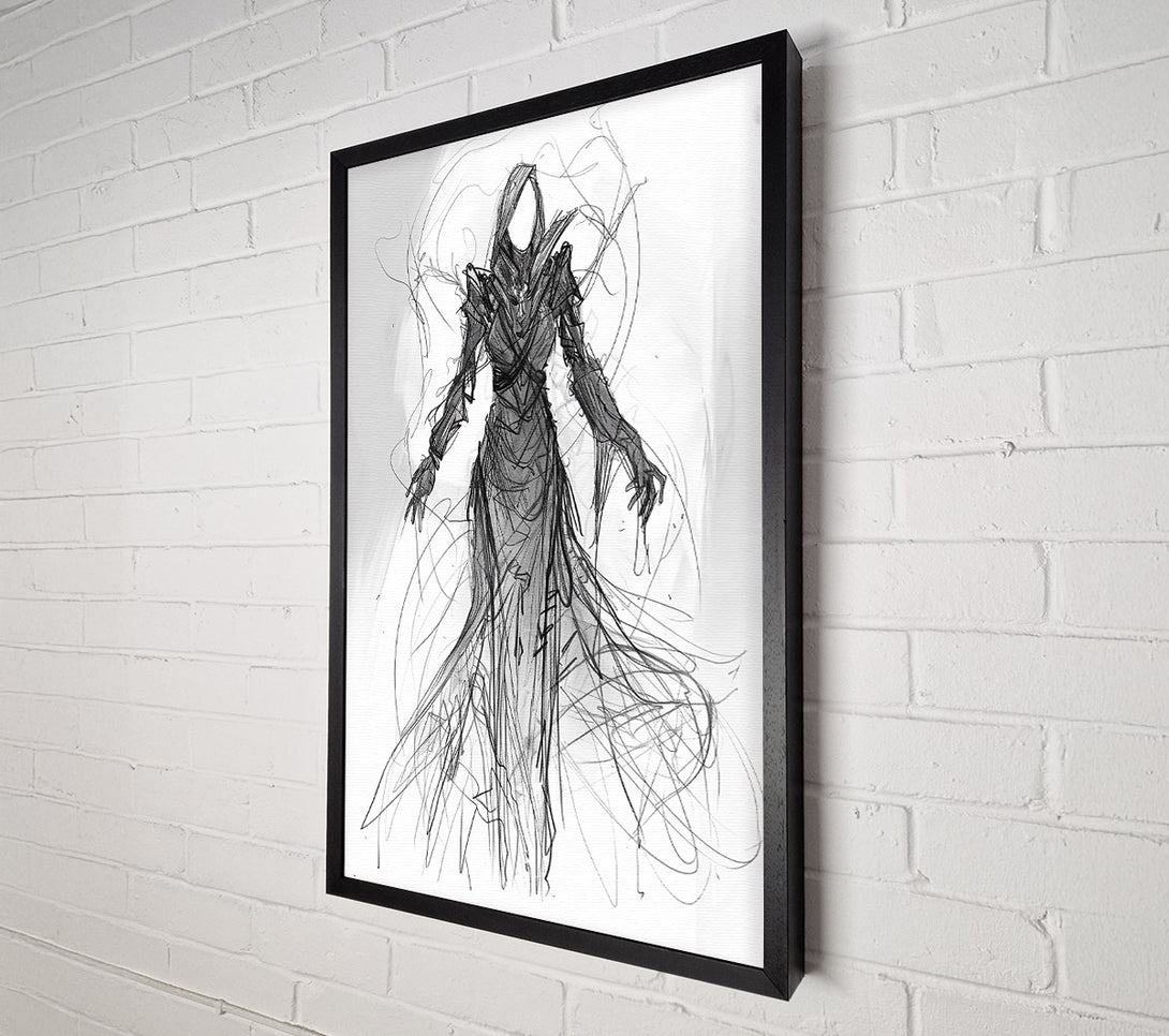  A Canvas Print of The Grey Phantom Canvas Wall Art