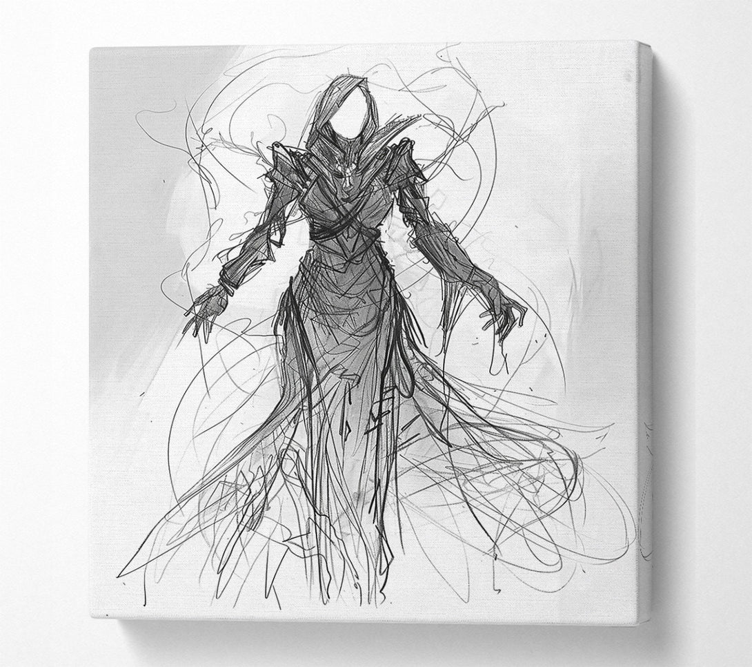  A Canvas Print of The Grey Phantom Canvas Wall Art