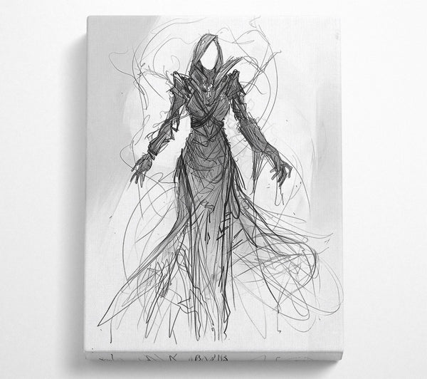  A Canvas Print of The Grey Phantom Canvas Wall Art