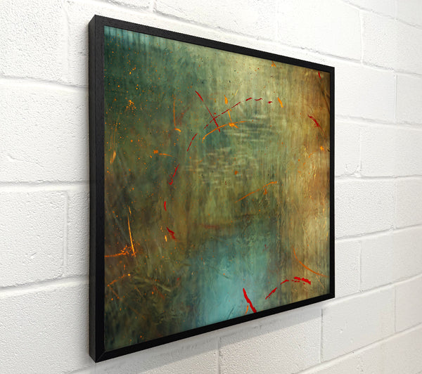 Emerald And Rust Drizzle