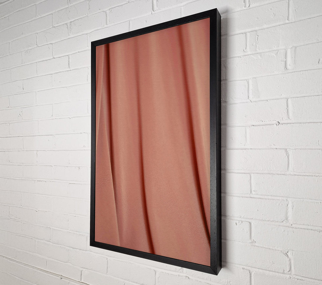  A Canvas Print of Blushing Fabric Waves Canvas Wall Art