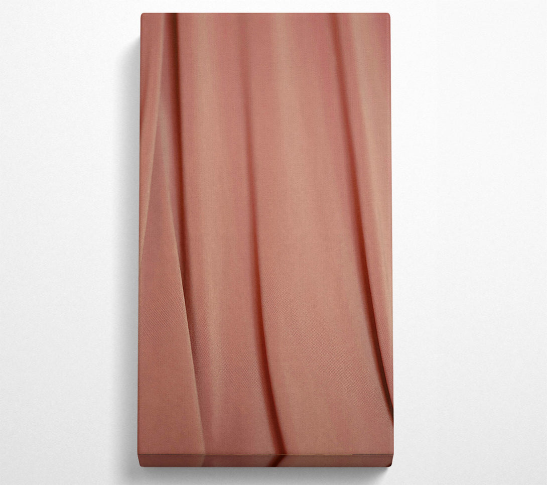  A Canvas Print of Blushing Fabric Waves Canvas Wall Art