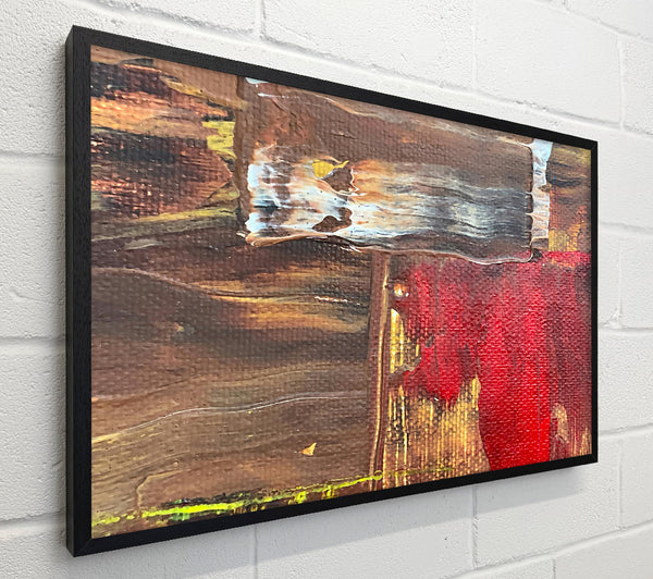 Crimson Brushstrokes