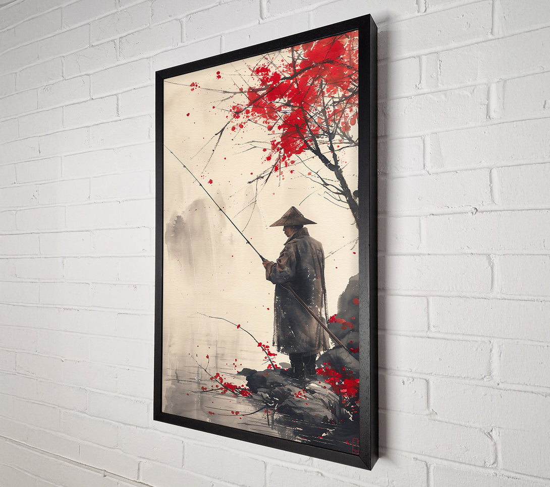  A Canvas Print of Crimson Fisherman'S Dream Canvas Art