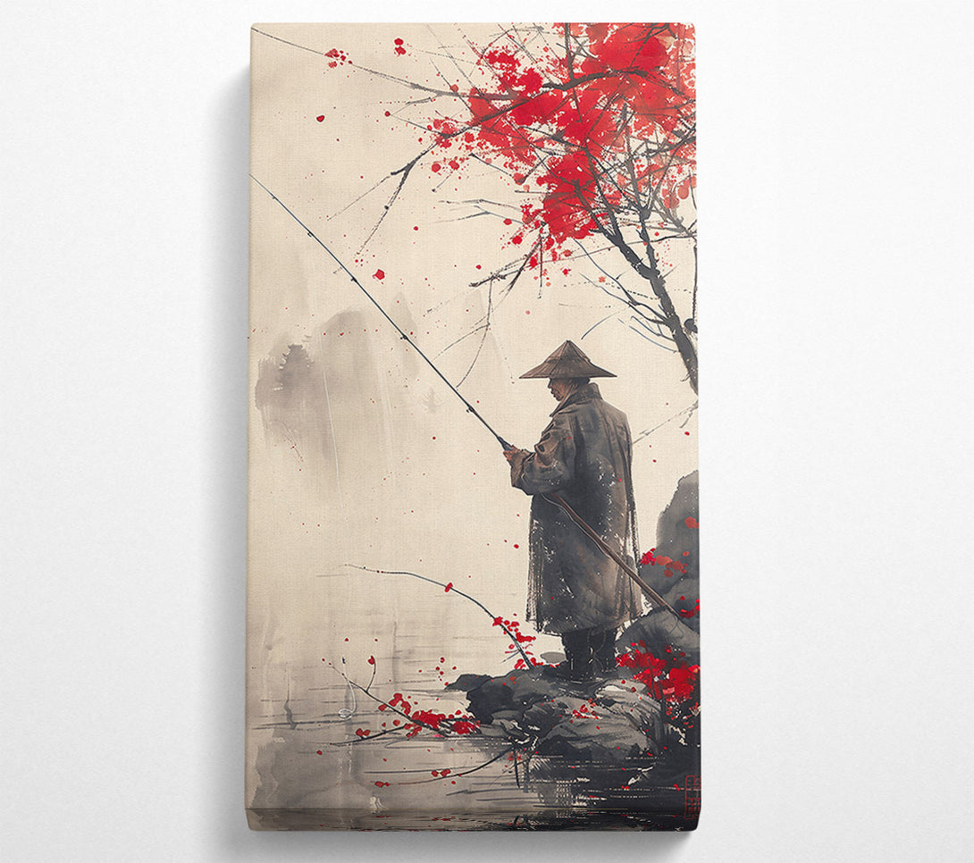 A Canvas Print of Crimson Fisherman'S Dream Canvas Art