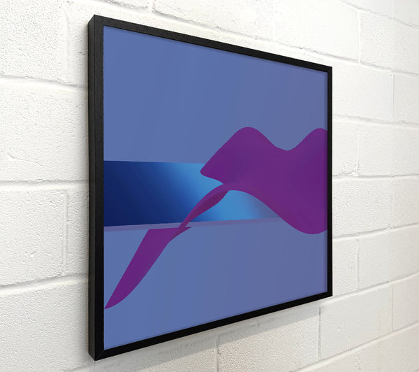 Purple Wave Abstract