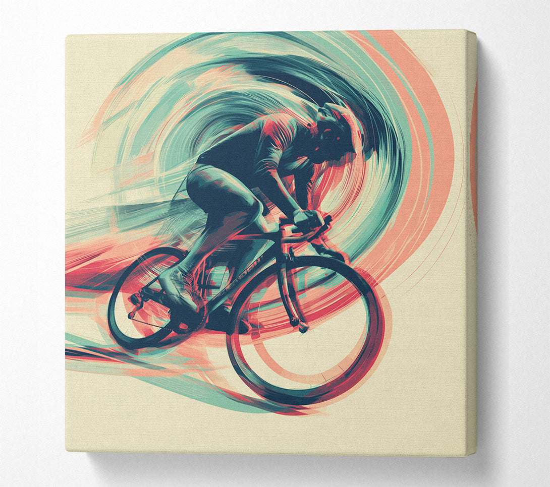  A Canvas Print of Cycle Wave Canvas Art