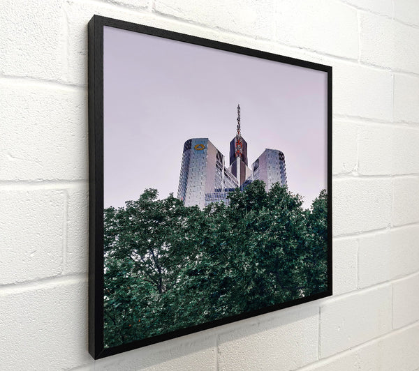 Green Skyscraper Cityscape