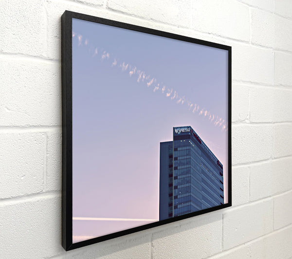 Pale Blue Skyscraper