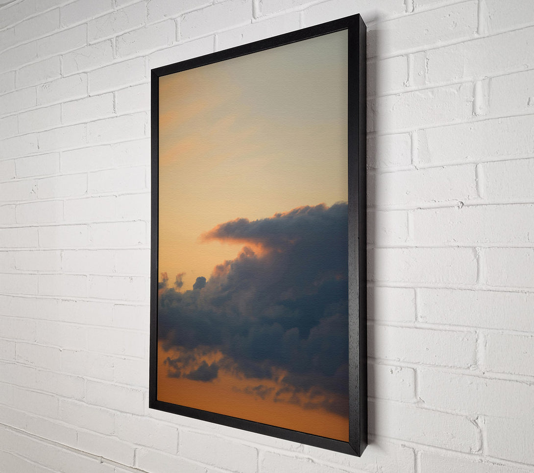  A Canvas Print of Golden Cloudscape Dusk Canvas Art